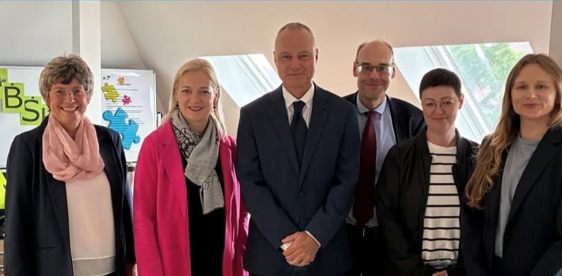 Von links nach rechts: Andrea Elflein, Beate Meißner, Martin Meister, Horst Sauerbaum, Daniela Kossack, Maria Kowinkowa